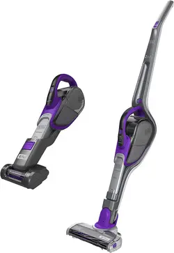 جاروشارژی بی سیم هوشمندBLACK+DECKER |مدل SVJ520BFSP|برای موهای حیوانات خانگی| مکش30 وات - ارسال 10 الی 15  روز کاری