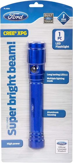 چراغ قوه مدل Ford Flashlight 250 Lumen 3-C Batteries - ارسال 10 الی 15 روز کاری