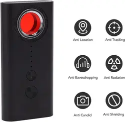 ردیاب دوربین های امنیتی و نظارتی Eujgoov Hidden Camera Detector 4 Level Adjustment RF Signal Scanner - ارسال 10 الی 15  روز کاری
