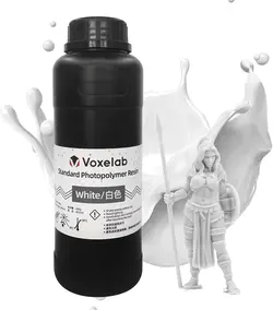 رزین رنگ سفید 500 گرمی Voxelab 3D Printer Resin - ارسال 10 الی 15  روز کاری