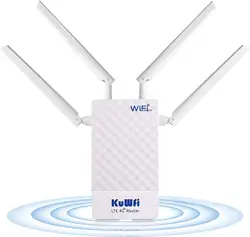 روترLTE 4G - KuWFi -  با 4 آنتن خارجی - ارسال 10 الی 15  روز کاری