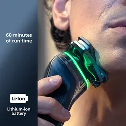 ریش تراش برقی شارژی مرطوب و خشک Philips Norelco 9800 با قابلیت تمیز کردن سریع، کیف مسافرتی، اصلاح کننده پاپ آپ، پایه شارژ،ارسال 10 الی 15  روز کاری