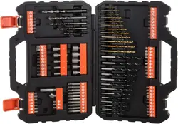 ست لوازم جانبی دریل BLACK &amp; DECKER 109-Pieces Mixed Accessories Set - ارسال 10 الی 15  روز کاری