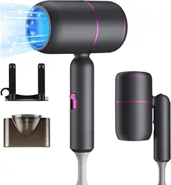 سشوار یونی Rosy Forth - صورتی مشکی - وات 2000W - ارسال 10 الی 15 روز کاری