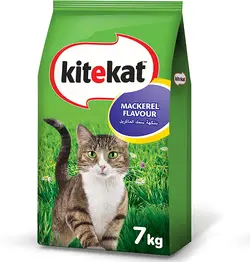 غذای گربه هفت کیلو گرمی  Kitekat Mackerel Dry Cat Food 7kg - ارسال 10 الی 15  روز کاری
