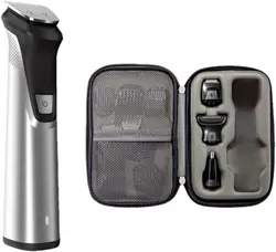 فیلیپس Norelco Multigroom All-in-One Trimmer Series 9000، 25 قطعه و کیف درجه یک - بدون نیاز به روغن تیغه-ارسال 10 الی 15  روز کاری