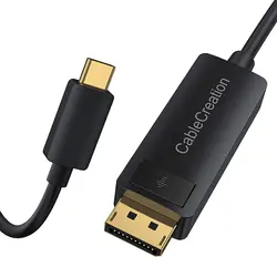 کابل 8K USB C to DisplayPort 1.4 Cable 6FT/مدل کالا / CD0757-ارسال 10 الی 15  روز کاری
