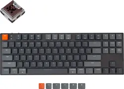 کیبورد  Keychron K1 Tenkeyless نور پس زمینه RGB تمام آلومینیومی نسخه ۵ - ارسال ۱۵ الی ۲۰ روز کاری