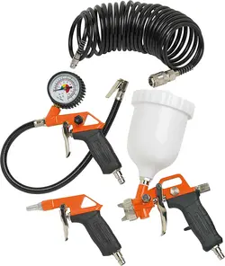 کیت ابزار هوای 4 عددی BLACK+DECKER 9045851BND329 4 pcs Air Tools Kit ارسال 10 الی 15 روز کاری