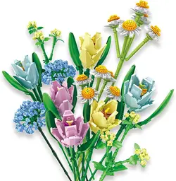 کیت ساختمان دسته گل لاله - برند KASTWAVE - ارسال 10 الی 15  روز کاری