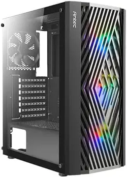 کیس کامپیوتر گیمینگ همراه با 3 فن خنک کننده Antec NX291 Mid Tower RGB Gaming Case - ارسال 10 الی 15  روز کاری