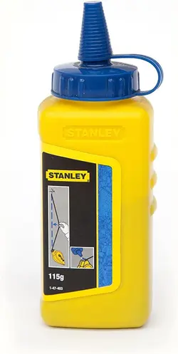 گچ پودری رنگ آبی مدل Stanley Chalk Refill White - ارسال 10 الی 15 روز کاری