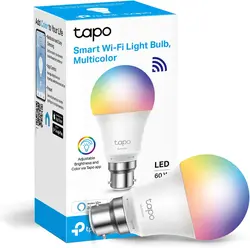 لامپ هوشمند پک 1 عددی TP-Link Tapo Smart Bulb, Smart WiFi LED Light B22 - Tapo L530B - ارسال 10 الی 15  روز کاری