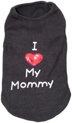 لباس سگ Dog Shirts Cat Shirts I love my Mommy ارسال 10 الی 15  روز کاری