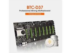 مادربرد BTC-D37 Mining Motherboard 8 Video Card-ارسال 10 الی 15  روز کاری