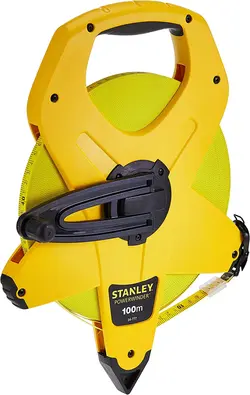 متر نوار 1000 عددی مدل Stanley Power winder Fiberglass Tape - ارسال 10 الی 15 روز کاری