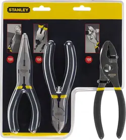 مجموعه انبر 3 تکه مدل Stanley 3 Piece Plier Set - ارسال 10 الی 15 روز کاری