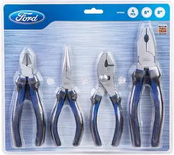 مجموعه انبر فولادی مدل Ford Tools 4 Pieces Heavy Duty Carbon Steel Plier Set - ارسال 10 الی 15 روز کاری