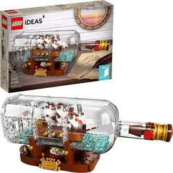مجموعه نمایشگر کلکسیونی LEGO Ideas Ship in a Bottle 21313 - مدل 6222979 - ارسال 10 الی 15  روز کاری