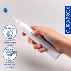 مسواک برقی curaprox Hydrosonic Pro ارتودنسی - 3 سری مسواک - ارسال 10 الی 15  روز کاری