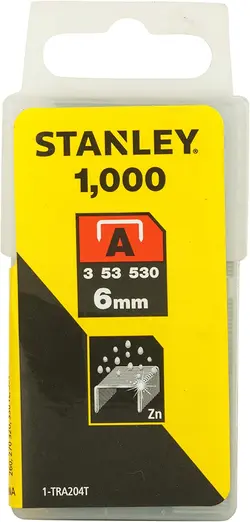 منگنه 1000 عددی مدل Stanley 1-Tra204Tbt Type A Staples - ارسال 10 الی 15 روز کاری