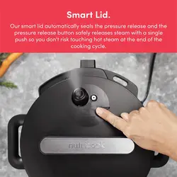 مولتی کوکر هوشمند 9 کاره 8 لیتری نوتریکوک Nutricook Smart Pot 2 SP208K - ارسال ۷ الی ۱۰ روز کاری