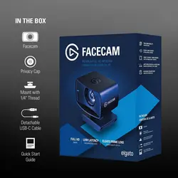 وب کم Elgato Facecam True 1080p60 Full HD webcam - ارسال 10 الی 15  روز کاری