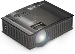 ویدیو پروژکتور وایفای قابل حمل Wownect Mini Wireless WiFi Projector مدل UC80D Wireless Sync Black - ارسال ۷ الی ۱۰ روز کاری