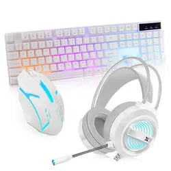 3Pcs Gaming Keyboard &amp; Mouse Headset Combo-ارسال 10 الی 15  روز کاری