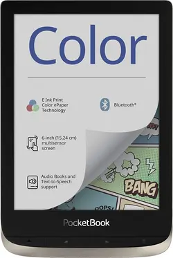 کتابخوان PocketBook eBook Reader PB633-N-WW Color Moon Silver 6 inch screen-ارسال 10 الی 15  روز کاری