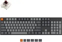 کیبورد Keychron K10 فول سایز نور پس زمینه RGB  سوئیچ قهوه ای-ارسال 10 الی 15  روز کاری