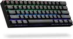 کیبورد مکانیکال ANNE PRO 2 با نور پس زمینه rgb و سوئیچ ابی رنگ مشکی - ارسال ۱۵ الی ۲۰ روز کاری