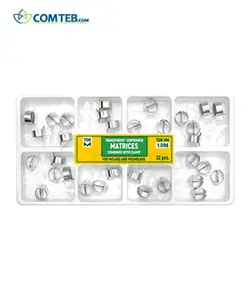 کیت اتوماتریکس شفاف تور وی ام کلمپ دار 32 عددی اسورت مولار و پری مولار