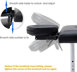 تخت ماساژ پایه الومینیومی Confycare