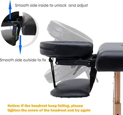 تخت ماساژ پایه چوبی Confycare