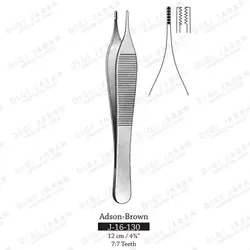 آدسون براون سر کج لبه بلند J-16-130C surigcon 7*7