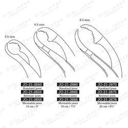 استخوانگیر وروروخ JO-21-2706 surgicon 28cm