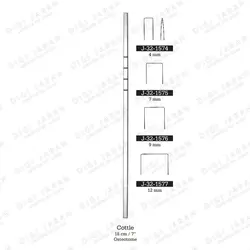 استوتوم ENT تخت J-32-1577 surgicon 17cm 12mm