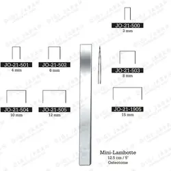 استوتوم تخت مینی لامبوت JO-21-504 surgicon 12.5cm 10mm