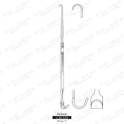 اکارتور تراکستومی دوطرفه J-26-120 surgicon