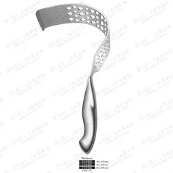 اکارتور تروکسون سوراخدار J-19-632 surgicon 33cm 65*170MM