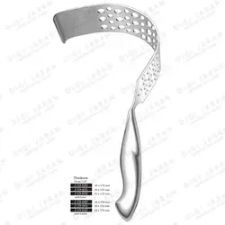 اکارتور تروکسون شیاردار J-19-640 surgicon 33cm 40*170MM