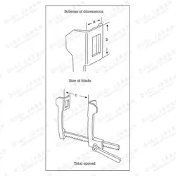 اکارتور توراکس کاستاندا J-28-420 surgicon 120*15*60 mm