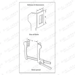 اکارتور توراکس کاستاندا آلومینیوم J28-410A surgicon 72-45-12 mm