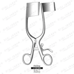 اکارتور دارلینگ چپ J-19-505 surgicon 18cm