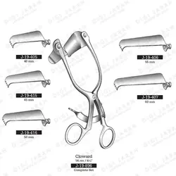 اکارتور کلوارد با 10 بلید J-19-896 surgicon 16cm