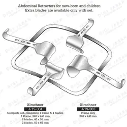 اکارتور کیریشنر مربعی J-19-384 surgicon