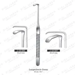 اکارتور لانگینبک J-19-096 surgicon 16cm 16x6mm