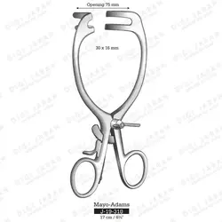 اکارتور مایو آدامز J-19-318 surgicon 17cm