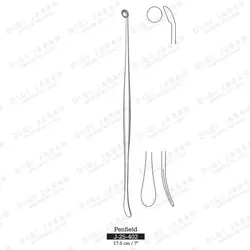 الویتور پنفیلد دوطرفه J-25-402 surgicon 17.5cm